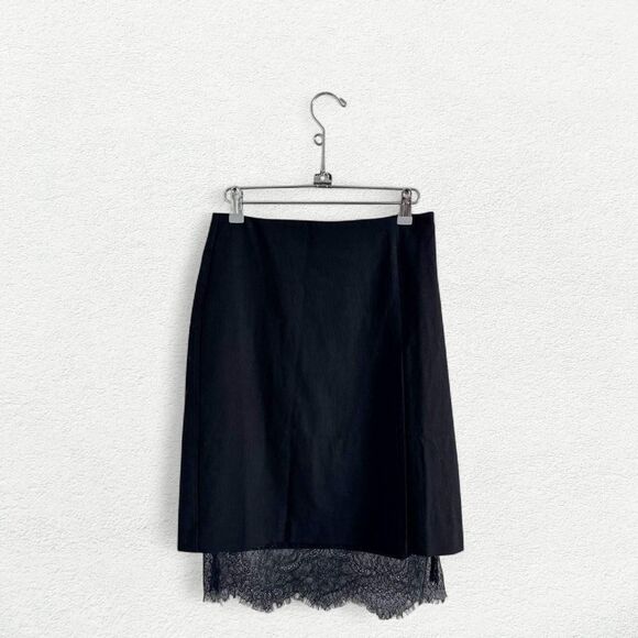 ASTR the Label Itzayana Lace Trim Pencil Skirt in Black - Picture 5 of 8